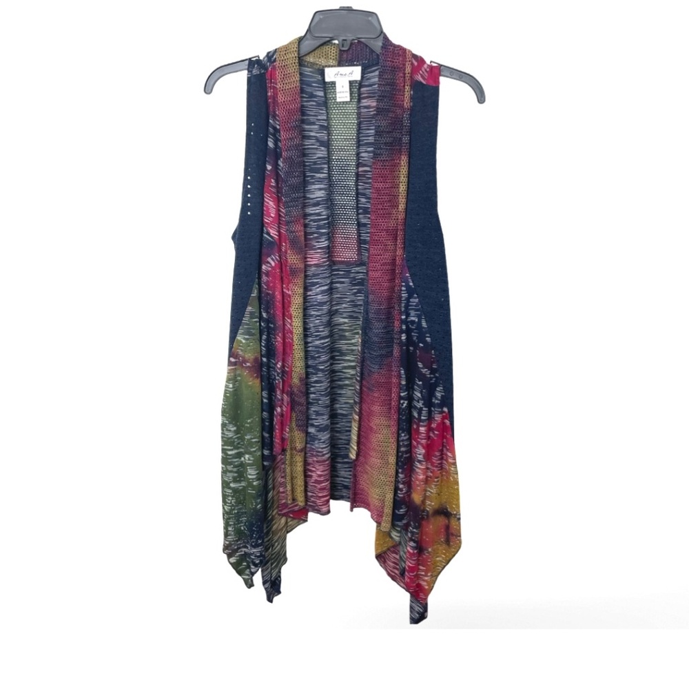Long Tunic Top by ARIS.A, Size Small, Navy and assorted colors